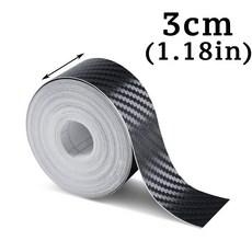 20M 나노 탄소 섬유 자동차 바디 스티커 도어 미러 3D 테이프 보호기 스트립 DIY 보호 필름 방수, 3cm Wide Nano Fiber, 5m Long