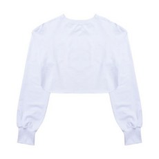 섹시한 여성 스웻셔츠 크롭탑 긴팔 체육관 풀오버 단색 스포츠 점퍼 2020