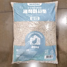 코스트코 마오리 세척 마사토 중립 원예용 자갈 20kg 배수층, 1개