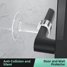 침실 창문 화장실 손잡이 칼집 정전기 방지 충돌 매트 미끄럼 실리콘 보호 커버, 01 3