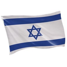 [ 1220268 ] 에버그린 이스라엘 국기 7.6 x 12.7cm(3 5인치) 야외 양면 그로밋이 있는 외부용 국기 정원 파티오용 3겹 배너 실내 벽 장식 표준 부동산