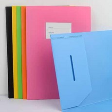 물결샵 2면 파스텔 A4 클리어화일 보관 문구 가정 계약서 문서 용품 생활 파일 회사