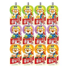 뽀로로 홍삼쏙쏙 어린이음료 100ml 사과매실+포도블루베리+오렌지, 12개, 1회분