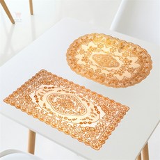 오늘의 픽 PVC 방수 식탁 러너, 직사각