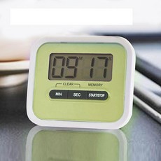 電子計時器 廚房烹飪計時器 正負計時器 倒計時 提醒器, 粉色, 1個