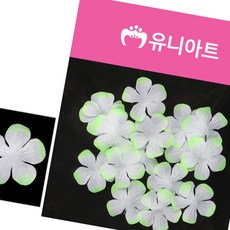 돈스텔 학교게시판 벚꽃 조화 흰색연두