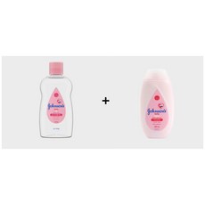 존슨즈베이비 오일 200ml + 로션 200ml, 1세트
