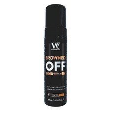Watermans Browned Off® 미디엄 투 다크200ml 셀프 태닝 무스 알로에 베라 비타민 E 빠른 건조 비건 페이크 탠 - 베라 무스 247924, WATER 워터mans BROWN 브라운ed OFF 오