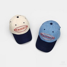 일상다많사 썬데이 데님 캡 모자 키들리 봄 아동용모자 아동야구모자 주니어캡모자