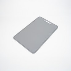 꿈꾸는 리빙 국산 실리콘 도마 향균 컷팅보드 칼자국 미끄럼 방지, 그레이, 1개