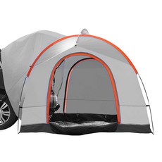 베보르 SUV 텐트 픽업 캠핑 캐리백이 디자인 이중 야외 트럭 또는 방수 있는 레이어, 8 x 8 ft Gray, Fits Suv