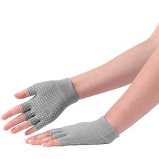 데비 논슬립 요가 장갑, 그레이, 1개