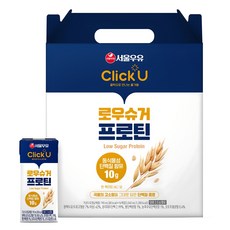ClickU 低糖蛋白質豆奶, 190ml, 16入