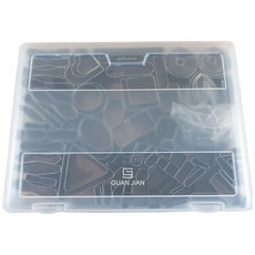 【GUAN JIAN】2025最新款刀模大套組 圓形正方形皮標皮帶手機通用拉鍊片超值組, 詳見商品包裝, 1個