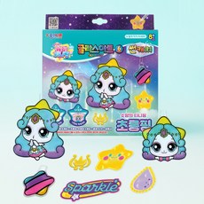 종이나라 슈팅스타 캐치 티니핑 글라스아트 글라스데코 만들기, 1개, 초롱핑