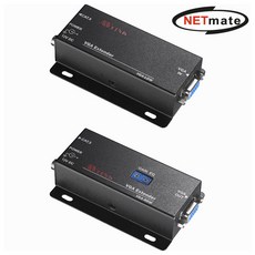 Netmate VGA 1:1 벽걸이형 리피터 로컬 리모트 180m EDID VGA-EDW
