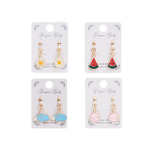 해피아이 유아 어린이 귀걸이 귀찌 x 4p 세트 키즈 악세서리 유아귀걸이