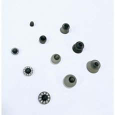 [포낙] 오데오 오픈형 보청기 고무 이어돔 캡 실리콘 커버 유니트론 호환, 1개, 오픈돔(L)