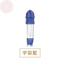 媽咪寶寶 兒童防嗆水吸管 寶特瓶替換蓋 飲料瓶吸管轉換頭, 宇宙藍, 1個, 吸管,替換蓋,吸管蓋,吸管轉換頭