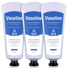 바세린 풋크림 대용량 핸드크림 휴대용 로션 60mlX3개, 60ml, 개, 개입