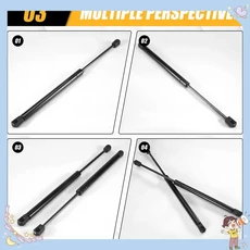 ABFG-2Pcs 뒷 트렁크 테일 게이트 트렁크 부팅 가스 스프링 충격 리프트 스트럿 서포트 바 로드 SSANGYONG