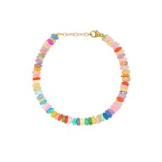 지아지아 솔레일 점보 레인보우 14K 옐로 골드 오팔 브레이슬릿