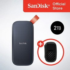 샌디스크 포터블 외장 SSD E30 케이스패키지, 2TB