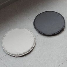 의자 쿠션 방석 원형 카페 납작 미니