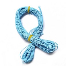 ALL 팔찌고무줄 0.9mm 묵주팔찌줄 24m 한타래, 아쿠아, 1개