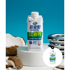 SELEX [프로핏 코코넛 1개 증정]프로핏 WPI 드링크 코코넛 330ml x 12개, NONE