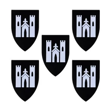 중세 군사 Wofl 방패 빌딩 블록 액세서리 갑옷 벽돌 장난감 어린이 선물, 59 B24-28-2