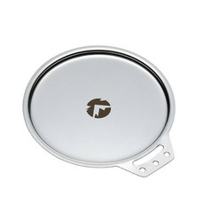 캠핑 스텐 시에라컵 뚜껑 덮개 커버 캠핑식기 야영 디저트접시, 1개, 실버
