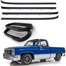 ItranMc 정문 창문 웨더스트립 키트 GMC C1500 C2500 C3500 K1500 K2500 K3500 지미 쉐보레 C10 C20 C30 K5 K20 K30 교외