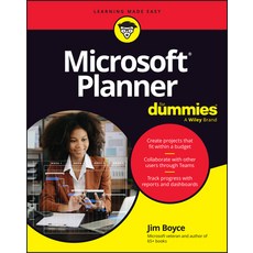 (영문도서)Microsoft Planner for Dummies Paperback, English, 9781394393824