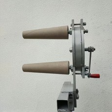 手動毛線繞線器 雙鋁錠紙管型 手搖纏線器, 1個, 大頭45小錠子繞線機(沒支架, 大頭45小錠子繞線機(沒支架