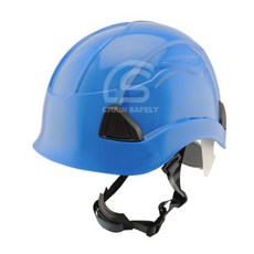 歐堡牌 SN-630 工程帽 安全帽 多功能防護頭盔 專利設計可使用頭燈, 藍色, 1個