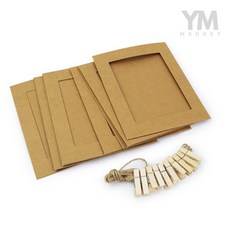 YM 종이액자 가랜드 세트 5x7 사진걸이