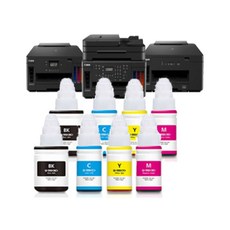 잉크다파라 캐논 호환잉크 GI-90, 1개, 프리미엄 검정 파랑 빨강 노랑 2세트 총8개입