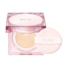 CLIO Kill Cover Mesh Glow Cushion 氣墊粉餅, LINEN 正裝加補充, 1個