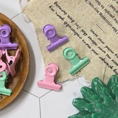 문서파일정리 미니클립 사무용클램프 세트