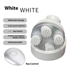 USB 충전식 전기 두피 마사지기 3D 반죽식 시아추 이완 애완동물용 긴장 포함, 01 USB, 03 A1-white