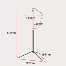 상세페이지_상단 충전식 캠핑 랜턴 후레시 작업등 조명 TARKA 초경량 스탠드 탁상 거치대 행어 휴대용 분리형 야외 관광 행거 상세페이지_하단, 1개, 없음