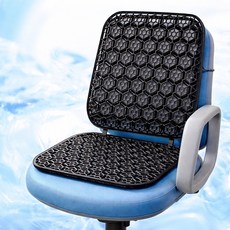 에어컨 만능시트 1P ( 시원한 여름 통풍시트 화물차 지게차 카시트 버스 트럭 택시 바람 의자 방석 기능성 쿨시트 ), 검정, 1개