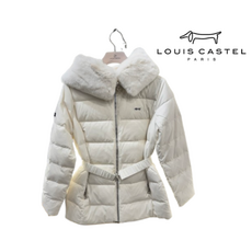 루이까스텔 여성 골프웨어 겨울 경량 후드퍼 기장긴 구스다운 롱점퍼