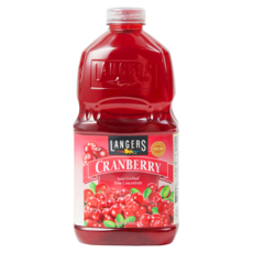 랭거스 크랜베리 주스, 1.89L, 4개