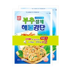 한성기업 해물 경단 동그랑땡 270g 2번들, 1세트, 540g