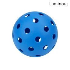 【Ja】발광 피클볼 - 74mm 야간 발광 그린 볼 40개 구멍 경기용, 03 Blue