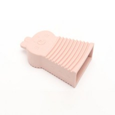 防滑搓衣板 洗衣板 兔子造型手握式小型家用洗衣板 懶人洗衣刷, 粉色1個, 1個