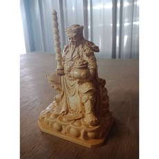 泓展工藝 武財神 玄壇元帥 趙公明 木雕神像, 1個