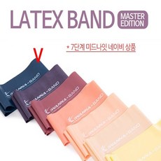 어반블루 아이워너 라텍스 밴드마스터 7단계 네이비 운동고무밴드